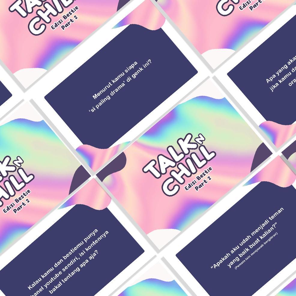 Talknchill Kartu Permainan - Edisi Bestie - Kartu Pertanyaan - Seperti Truth Or Dare - Games Card - 