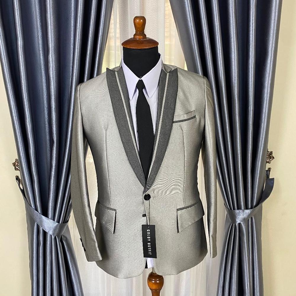 Diskon Jas Pria - Setelan Jas  Warna Mocca Rose Gold Abu Grey Moca - Jas Pengantin Bahan Wool Mengki