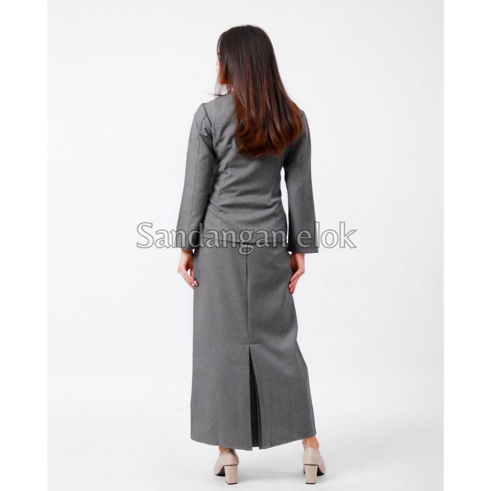 Free Ongkir One Set Blazer Formal Wanita Dan Rok Span Panjang - Setelan Rok Dan Blazer Wanita - Sete