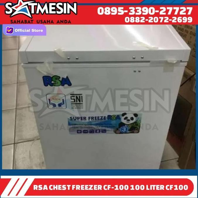 Chest Freezer RSA CF-100 (100 liter) Free Ongkir