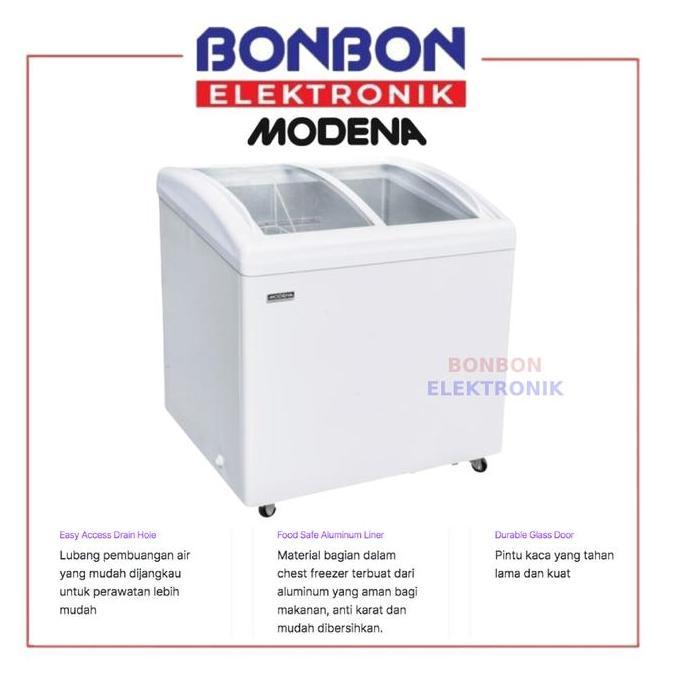 Modena Chest Freezer 256 Liter MC 0260 W / MC0260 Cooler Box