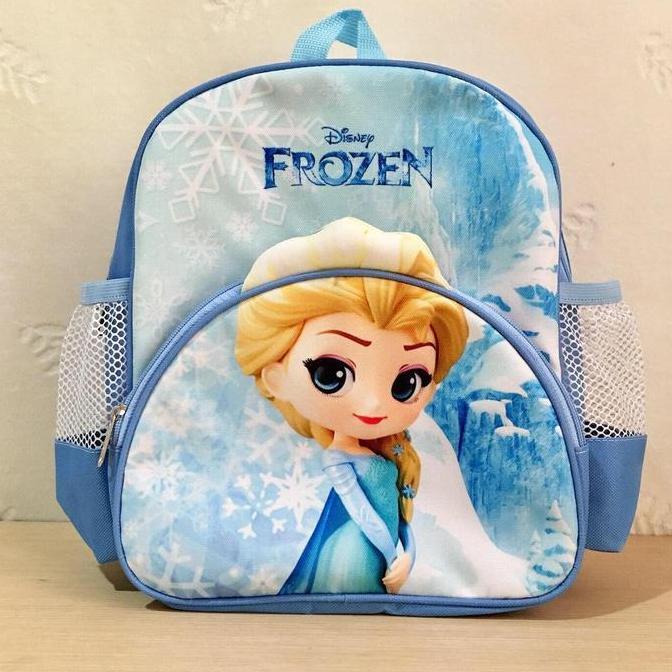 NEW BACKPACK 3D BAG ELSA FROZEN SZ M - TAS RANSEL ANAK PEREMPUAN ORI