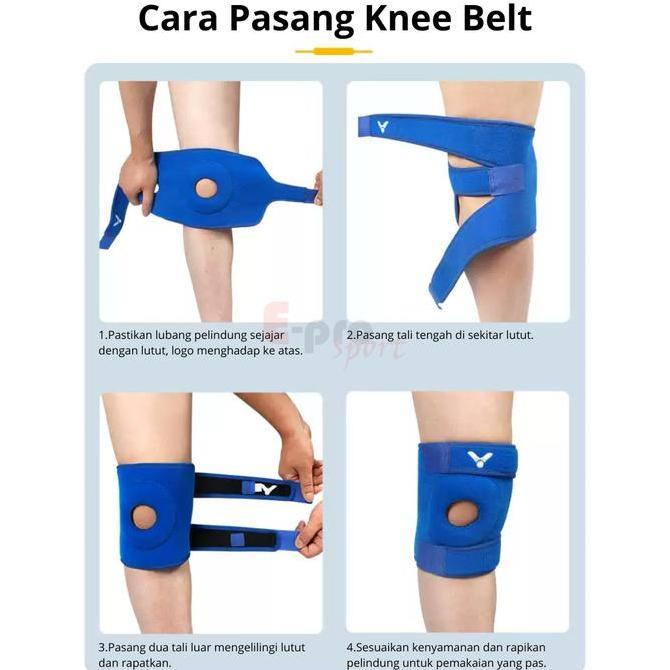 Pressure Knee Belt Victor SP182 / SP 182 / SP-182 Deker Lutut Bulutangkis Dekker Support Badminton O