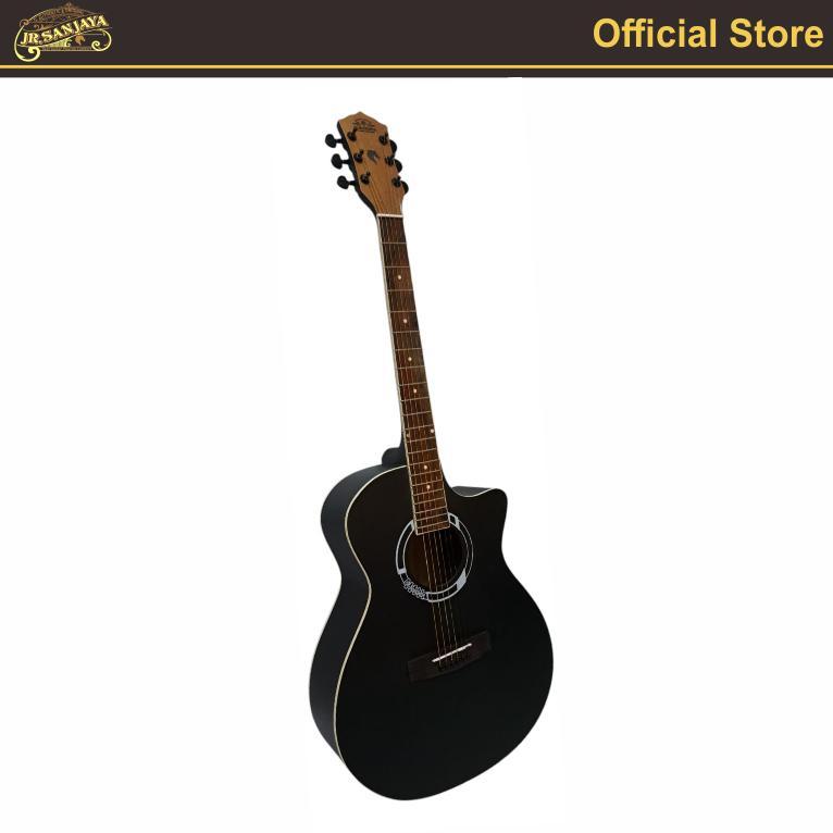 ABIMAYUSHOP GITAR AKUSTIK/AKUSTIK ELECTRIK ORIGINAL JR.SANJAYA DREAM 01 GAN (FREE PACKING KAYU) HEMA