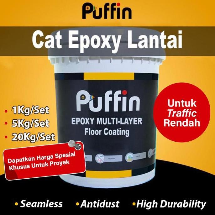 Selikobrter - Cat Lantai Puffin Epoxy Multi Layer (Topcoat)