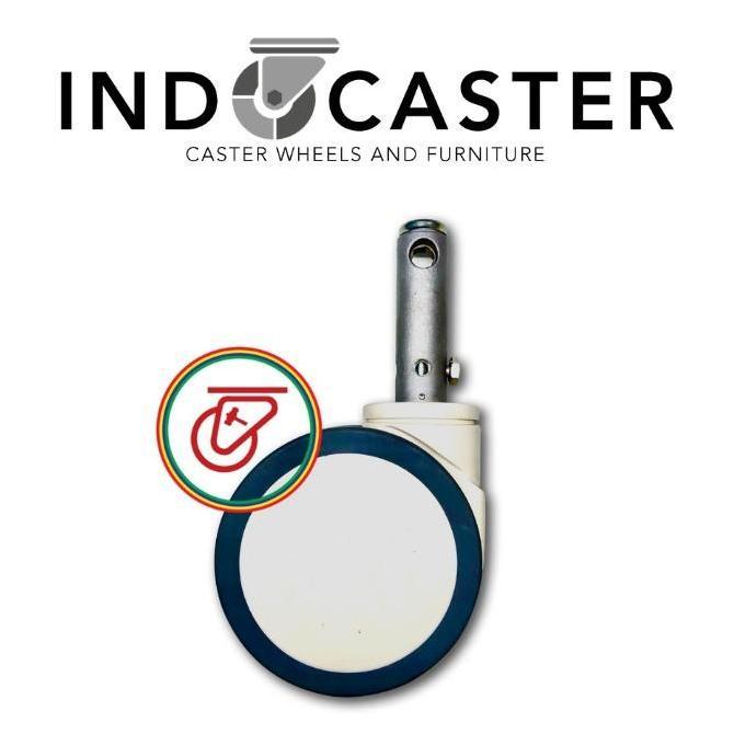 RODA KASUR RUMAH SAKIT RODA RUMAH SAKIT DIAMETER 6" CENTRAL LOCK TERBATAS