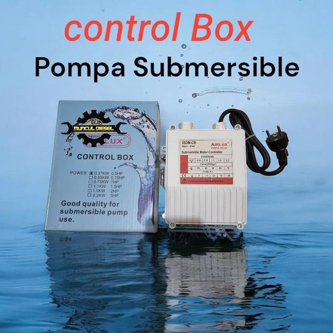Control Box Pompa Submersible Box Panel Pompa Submersible Asli
