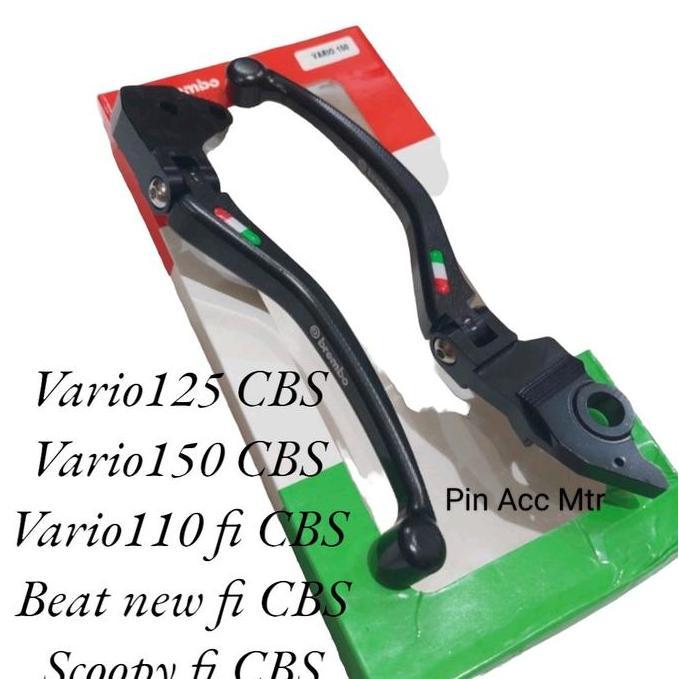 Handle Rem Brembo Almunium Cnc Model Lipat New Brembo Motor Vario125 Cbs Vario150 Cbs Vario110 Fi Cb