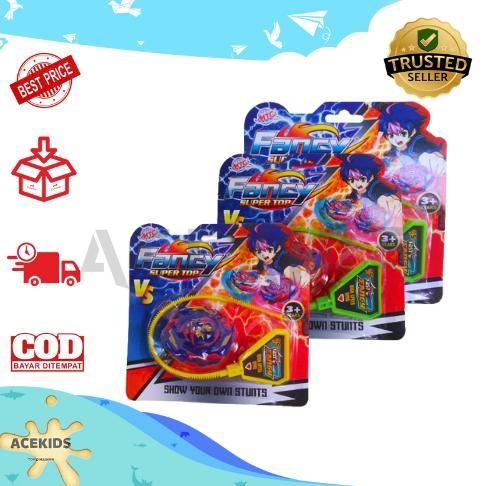 Mainan Anak Gangsing Fancy Gangsing Putar Mainan Gasing Plastik