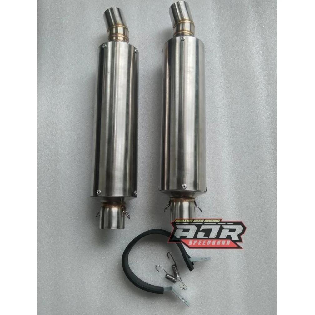 KASIHMURAHS SILINCER KNALPOT RACING INLET 38 ORIGINAL AJR SPEED INDONESIA MODEL KAWAHARA BEBAS REQUE