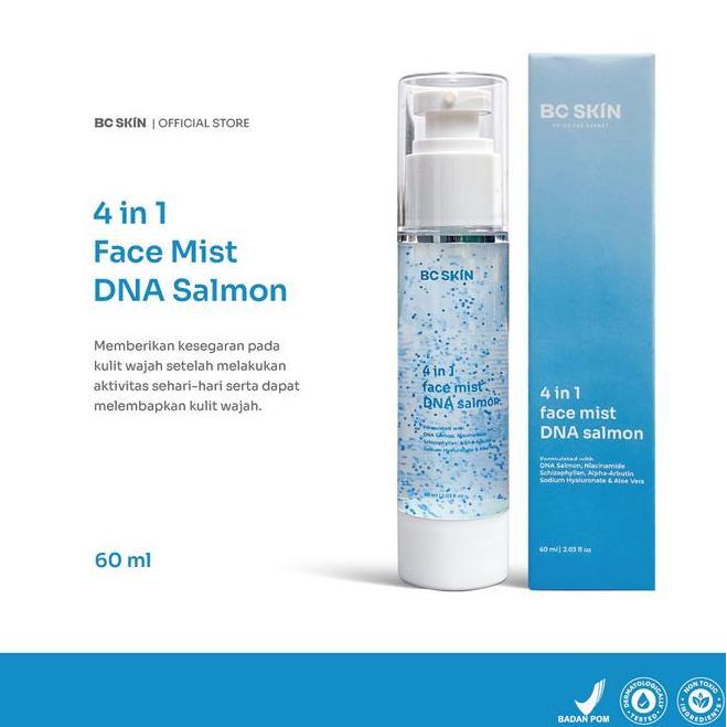 Bc Skin Skincare Expert 4 In 1 Face Mist Dna Salmon Face Mist Glowing Mist Dna Salmon Semprotan Waja