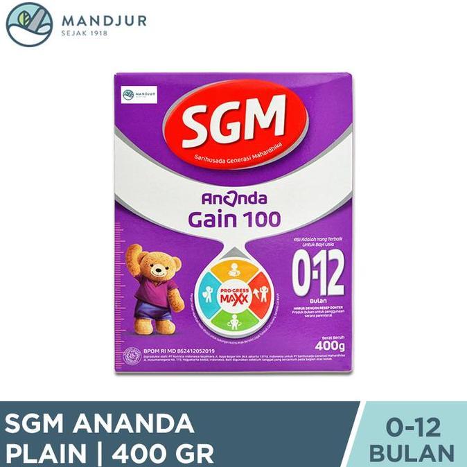 SGM Ananda Gain 100 0-12 Bulan 400 Gram