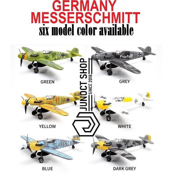 MODEL KIT GERMANY MESSERSCHMITT 1:48 WW-II BF-109 - DIORAMA MAKET Diskon