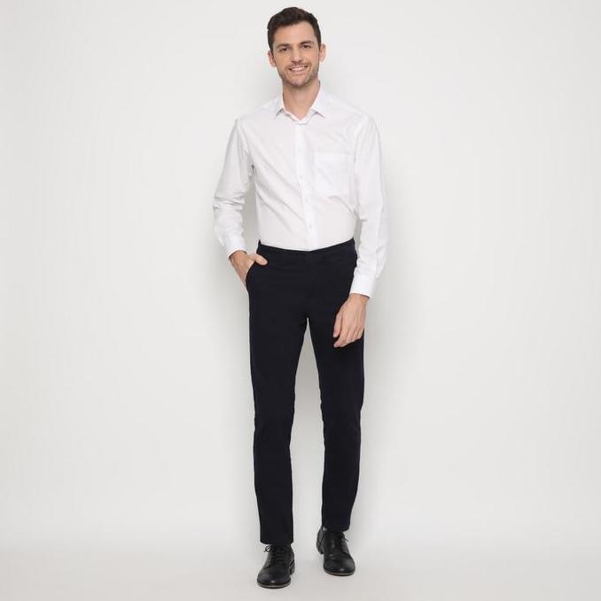 Platini Celana Pria Chino Panjang Navy 588042