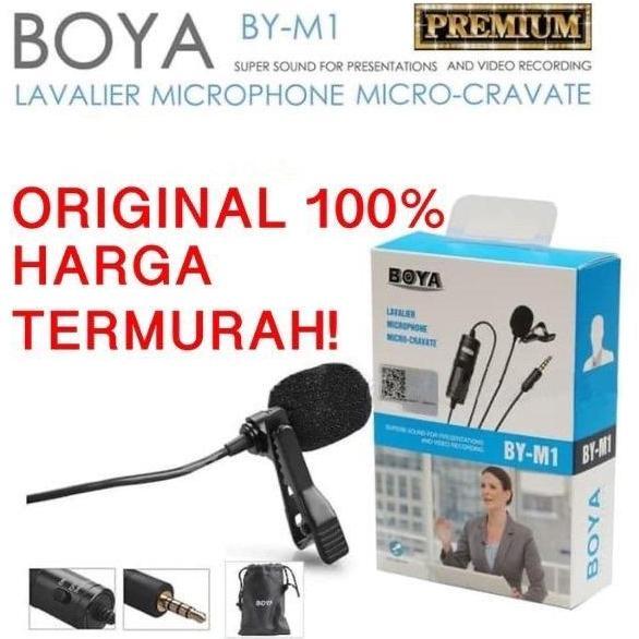 TERLARIS MIC BOYA BY-M1 - BY-M1 MIC CLIP ON BOYA