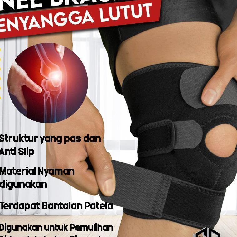 Terapi Lutut Decker Pellindung Lutut Knee Decker Support Kneepad Strap Bantalan Lutut
