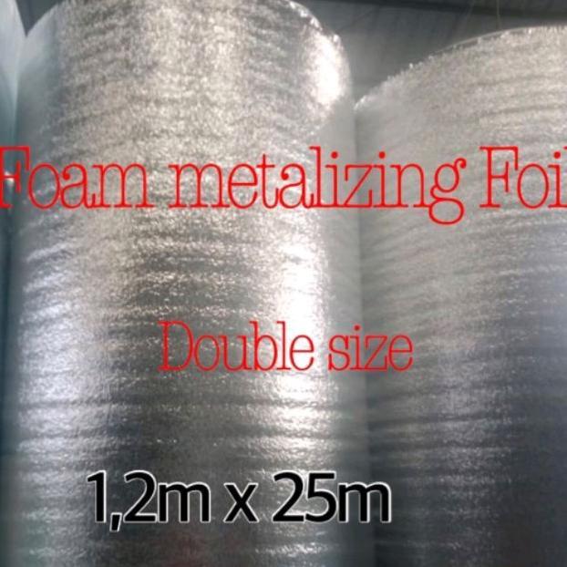Foam Foil Metalizing Peredam Panas Atap Dan Suara Hujan