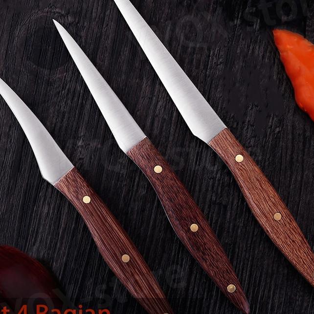Pisau 1 Set Isi 4/ Pisau Ukir Buah/ Pisau Garnish/ Pisau Carving / Pisau Buah