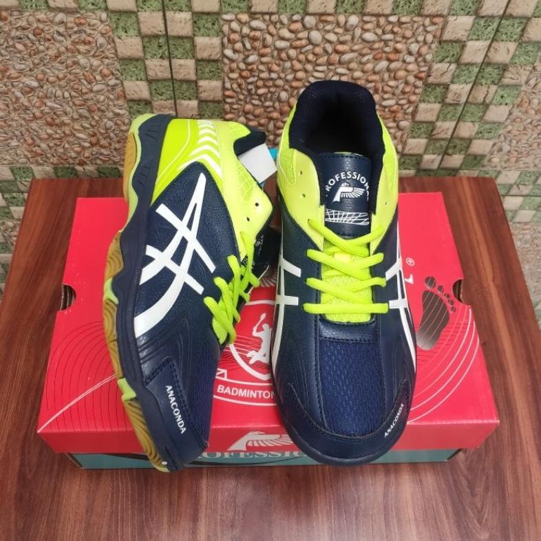 Hot Sale Sale Cuci Gudang Barang Obral Sepatu Badminton Profesiona| Anaconda Original  | Sepatu Prof