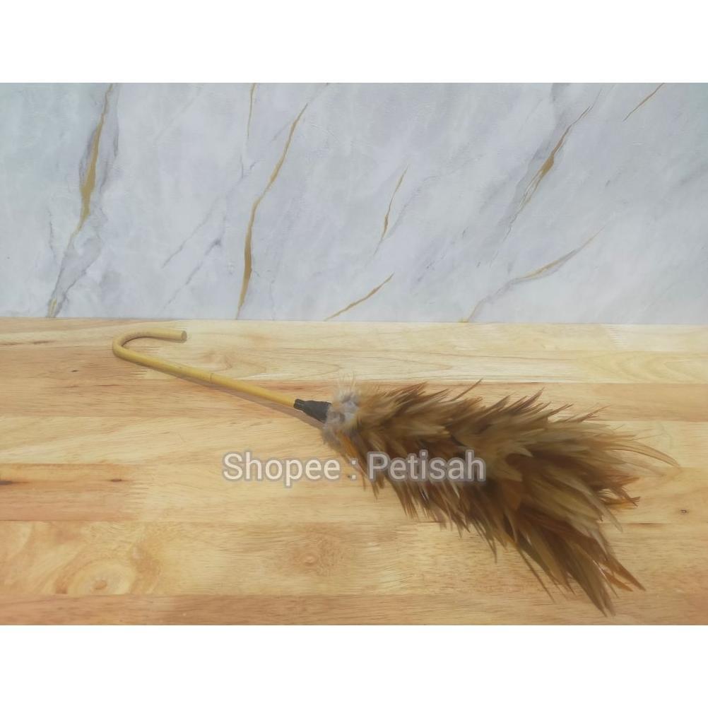 HOT SALE Kemoceng Bulu Ayam Mini Premium Import Size XS / Bulu Ayam Pembersih Debu / Feather Duster 
