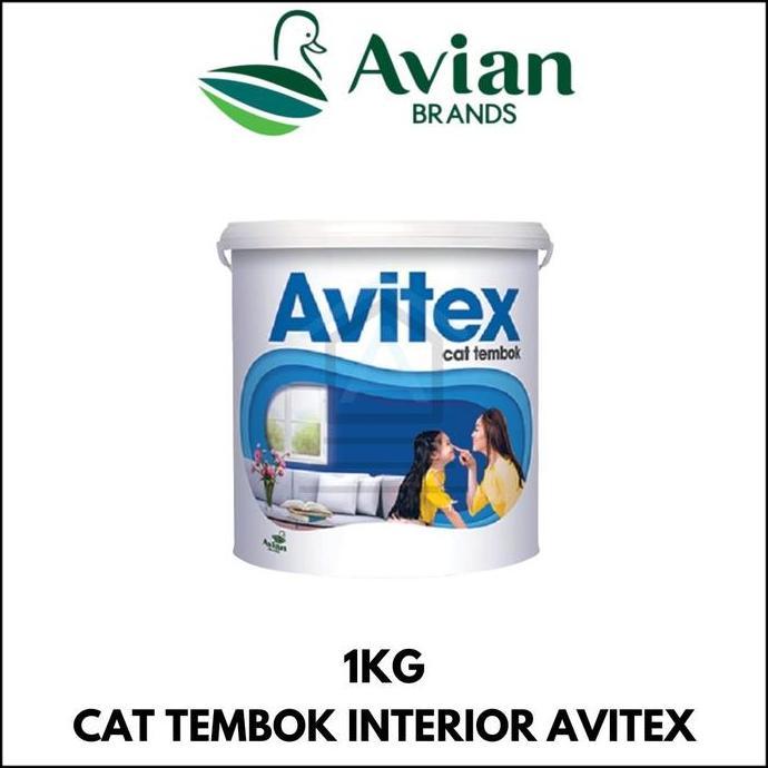Cat Dinding Dalam / Cat Tembok Interior Avitex Kemasan 1Kg  / Avian Brand