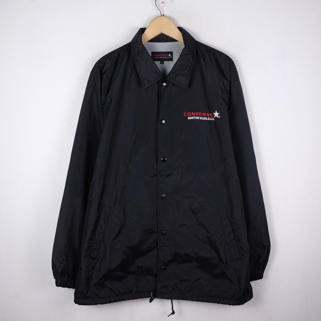 JAKET CONVERSE COACH WINDBREAKER JK338 SIZE XL