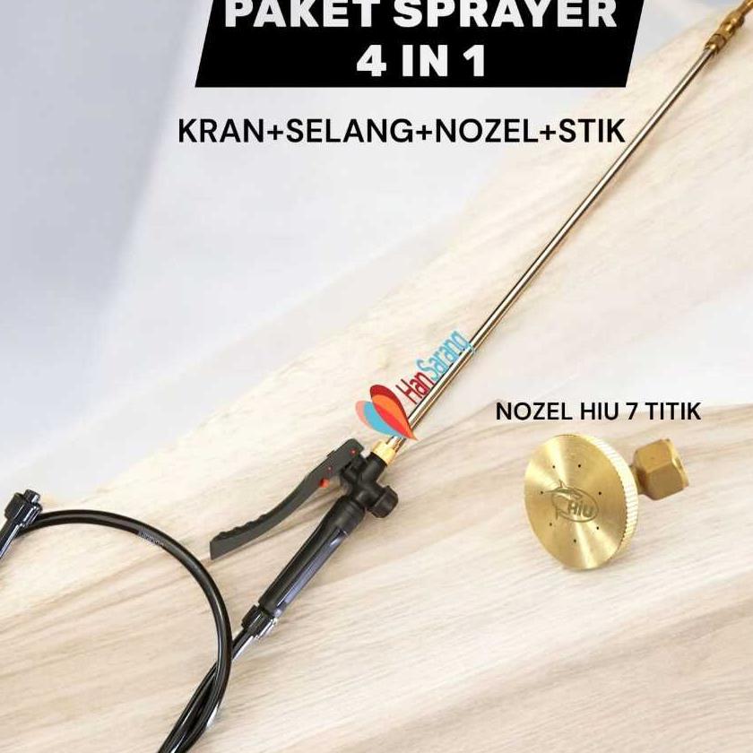 Paket Sprayer Elektrik Paket Selang Sprayer Handle Sprayer Stik Sprayer Nozel Hiu