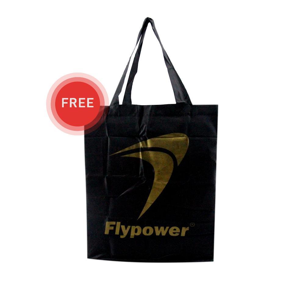 HOT DEALS Flypower Rio Gold V1 Sepatu Badminton White Lite Grey Tontowi Ahmad  Series Free Shoes Bag