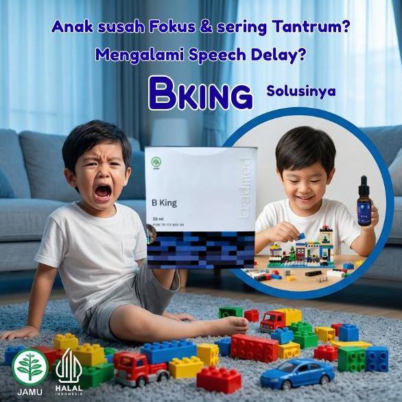 Lansungkirim- Bking 2 Botol Vitamin Speech Delay Perkembangan Otak Anak & Penambah Nafsu Makan