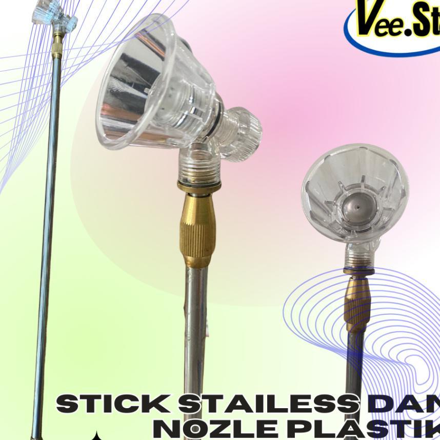 Stik Stenlis Sprayer + Nozle Plastik Transparan