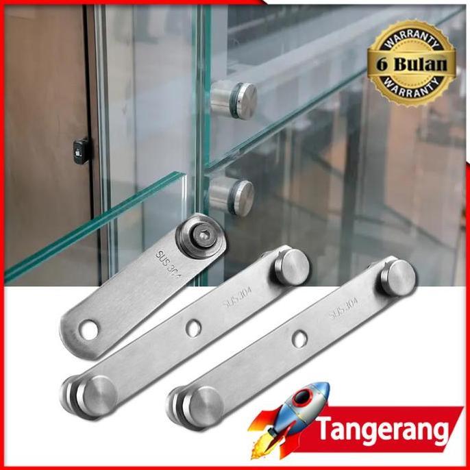 GARAVAR Jepitan Railing Kaca / Railing Kaca Stainless 304 / Jepit Kaca Plat Railing Kaca