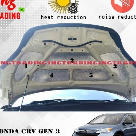 Peredam Panas Kap Mesin Honda Crv Gen 3 2008-2011-Cutting Pola Peredam Kap Mesin Honda Crv Gen 3