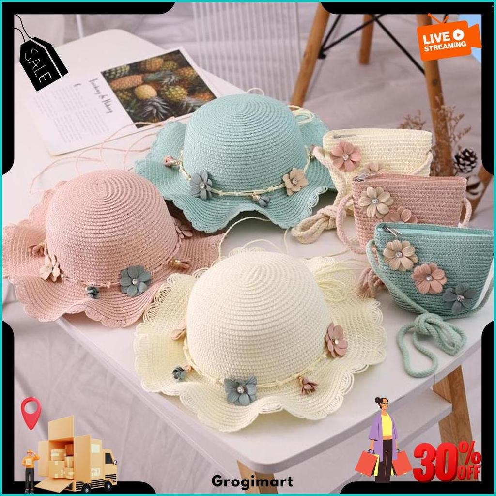 Topi Anak Perempuan Import Korea Super Cute Tops Harga Terjangkau