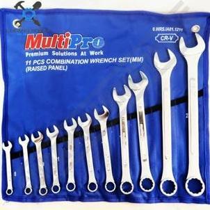 SAVAN Kunci Ring Pas SET 11pcs 8-24mm MULTIPRO / Kunci Ring Pas 11 pcs Set 8-24mm - Combination Wren