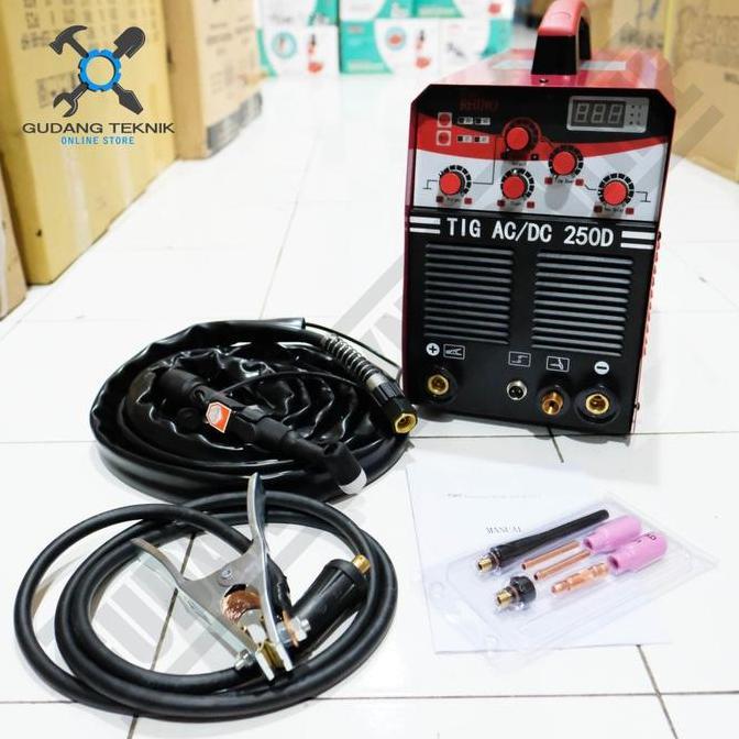 TERAR Mesin Las Tig AC/DC 250D RHINO / Mesin Las Tig AC/DC Rhino 250D Inverter Welding Trafo travo- 