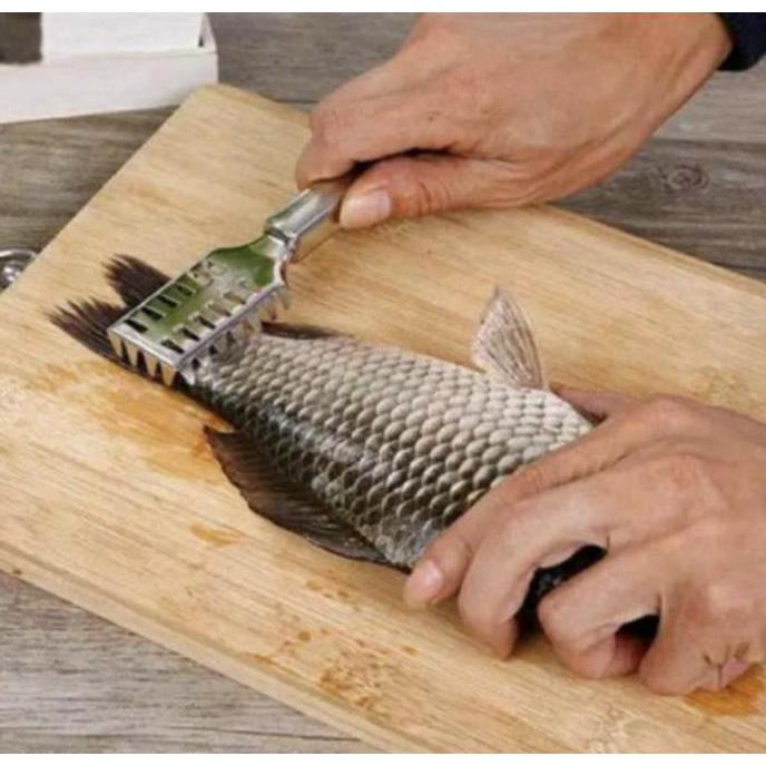 Pembersih Sisik Ikan Stainless / Serutan Pisau Sisik Ikan Stainless