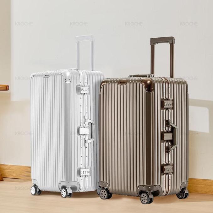 Grosir Kroche - Koper Bagasi 22/32 Inch Tsa Lock Koper Fiber Polycarbonate Tahan Banting