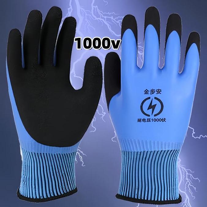 GARAVAR Sarung Tangan Listrik 1000V Sarung tangan isolasi 1000V sarung tangan statis Sarung tangan l
