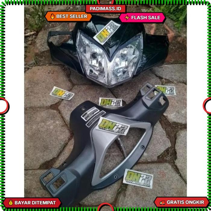 Promo Batok Kepala Depan Belakang Plus Reflektor Lampu Supra X 125 Set Lis Speedometer Standart Ori 