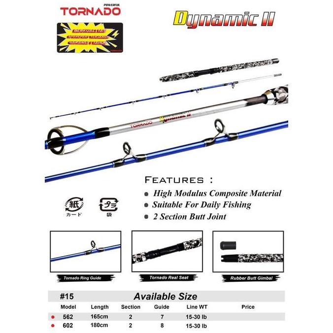 Joran Pancing Tornado Dynamic Ii 562, 602