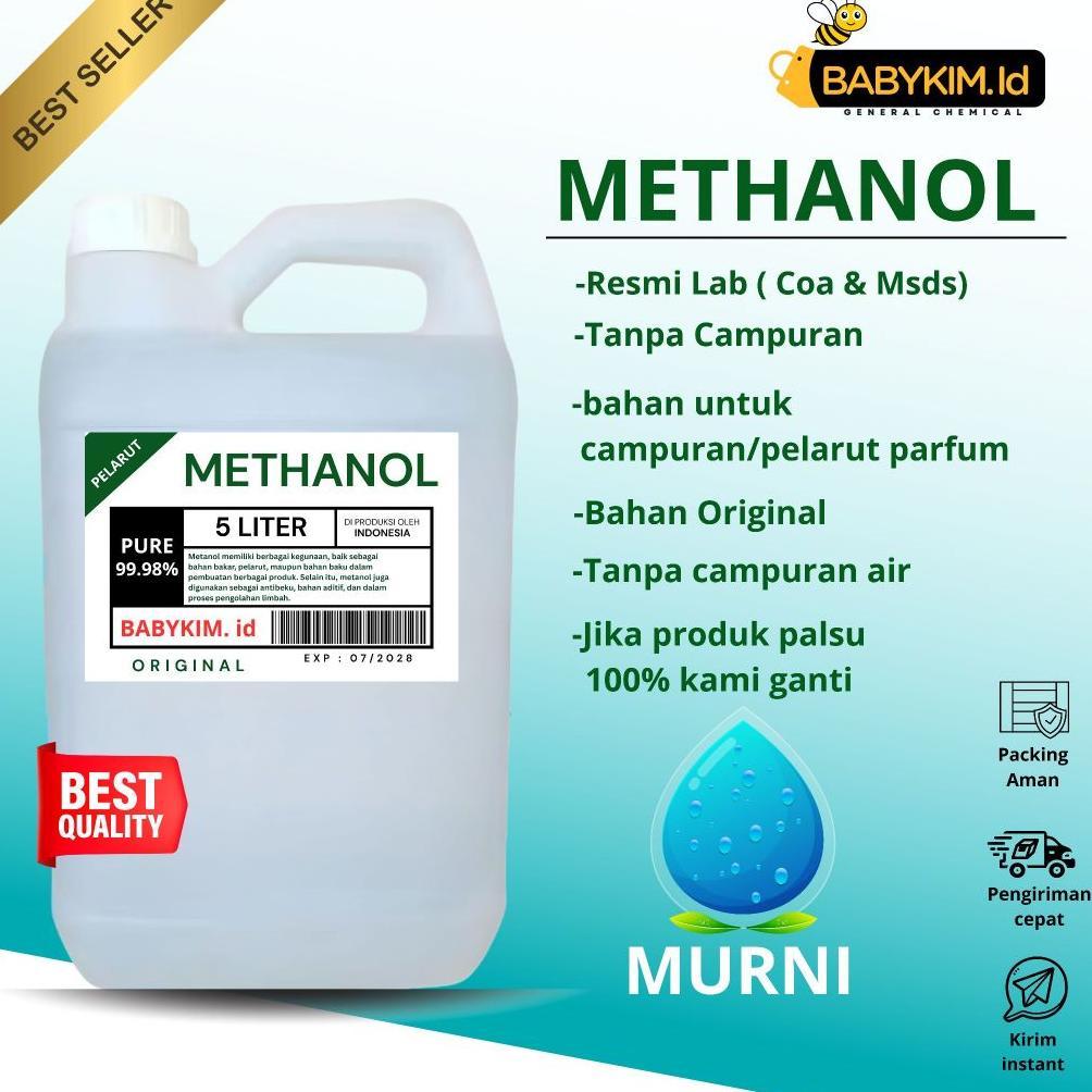 Methanol / Methanol 5 Liter pure 99,98% Termurah