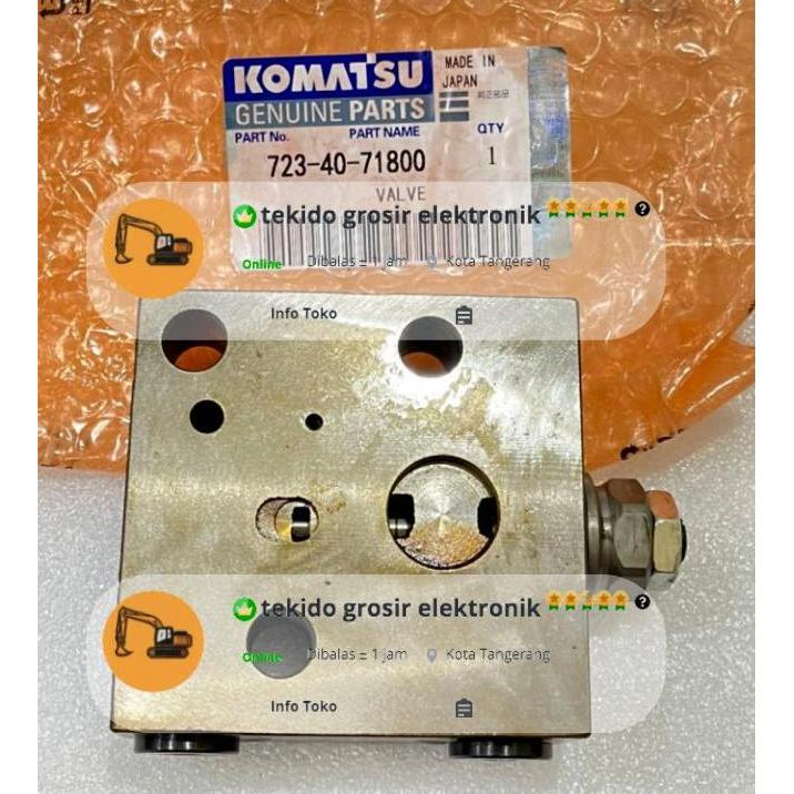 REDUCING REDUCTION VALVE KOMATSU PC200-7 723-40-71800 723-40-71900