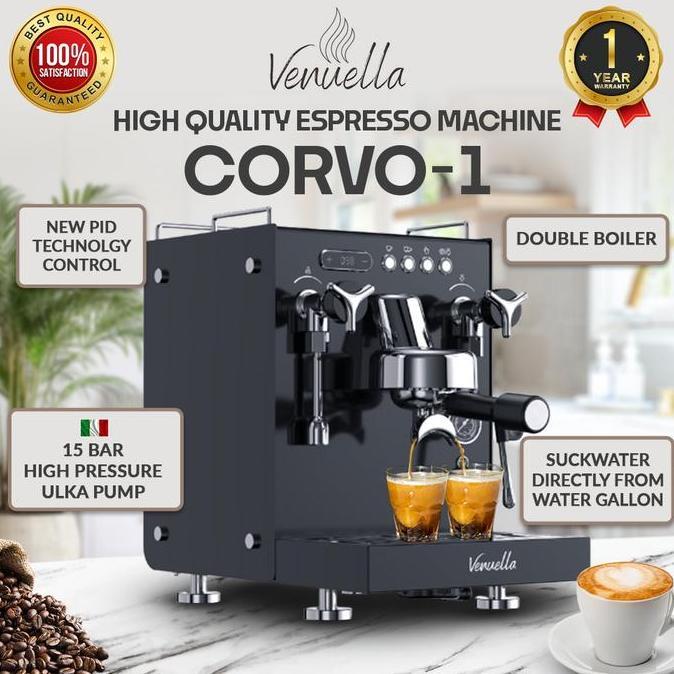 TERLARIS MESIN KOPI ESPRESSO COMMERCIAL CORVO 1 - VENUELLA USED DOUBLE BOILER MACHINE