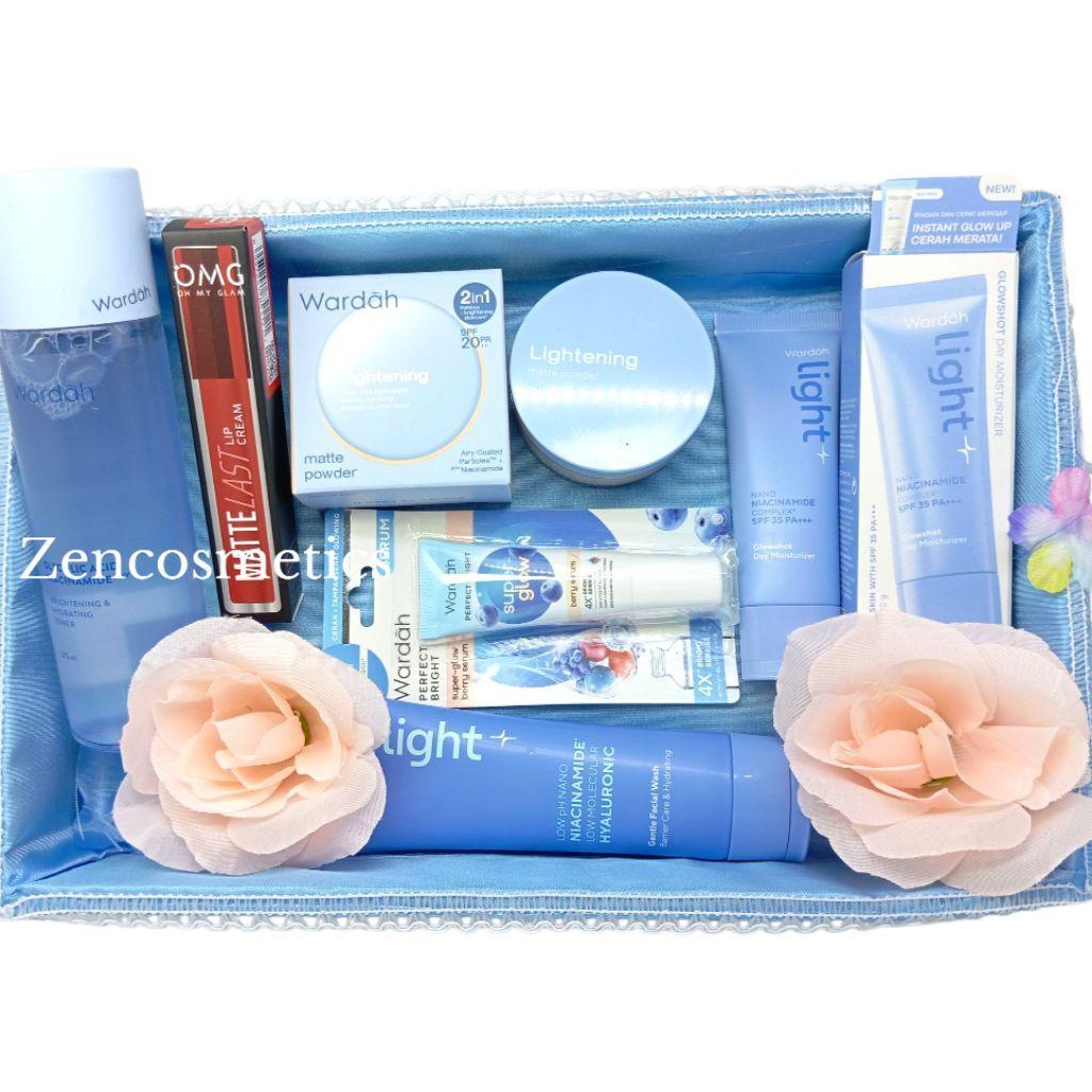 Wardah Paket Seserahan Lengkap/ Wardah Hantaran Nikah / Paket Kosmetik Seserahan/ Parsel Wardah