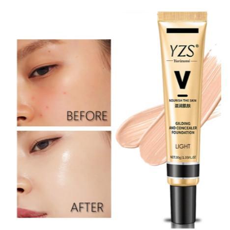 Tr- Yzs Original Foundation Gilding And Concealer Liquid Foundation Moisturizing Waterproof Anti Air