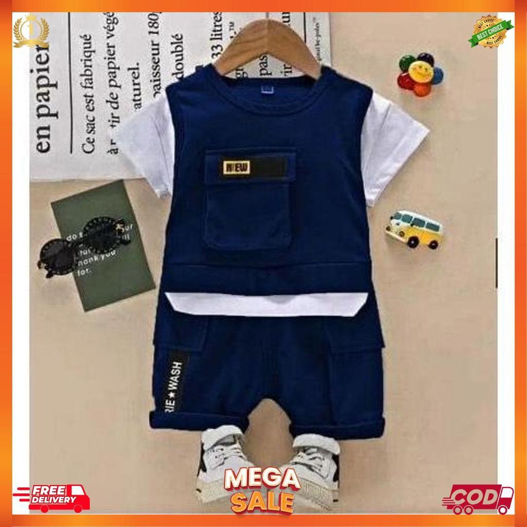 Terlaris KAOS ANAK LAKI LAKI MURAH / KAOS ANAK SETELAN BAJU ANAK BAYI LAKI LAKI USIA 6 BULAN-5 TAHUN