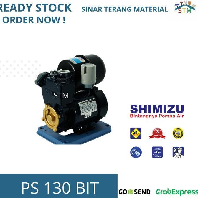 POMPA AIR SHIMIZU PS 130 BIT OTOMATIS / POMPA AIR OTOMATIS / SHIMIZU ASLI