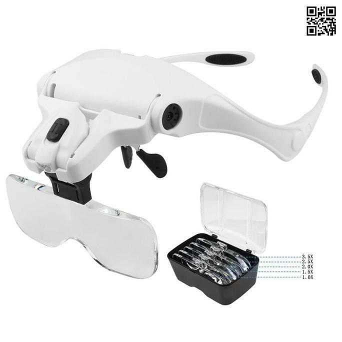 NEW COVID 9892 MAGNIFIER LUP LUV KACAPEMBESAR KACAMATA KACA PEMBESAR LED ORI