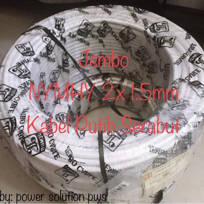 Kabel Serabut NYMHY 2x1.5mm Jembo cable NYMHY 2x 1.5mm