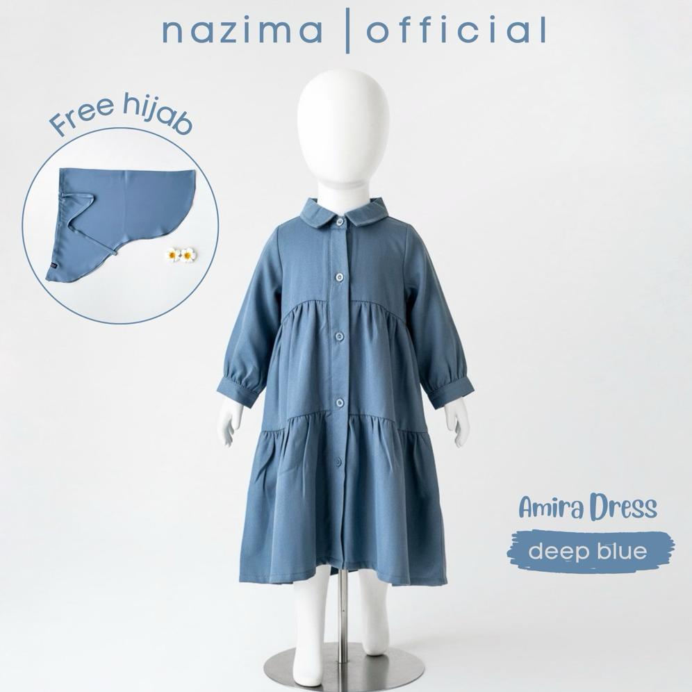 ORIGINAL NAZIMA GAMIS ANAK AMIRA DRESS